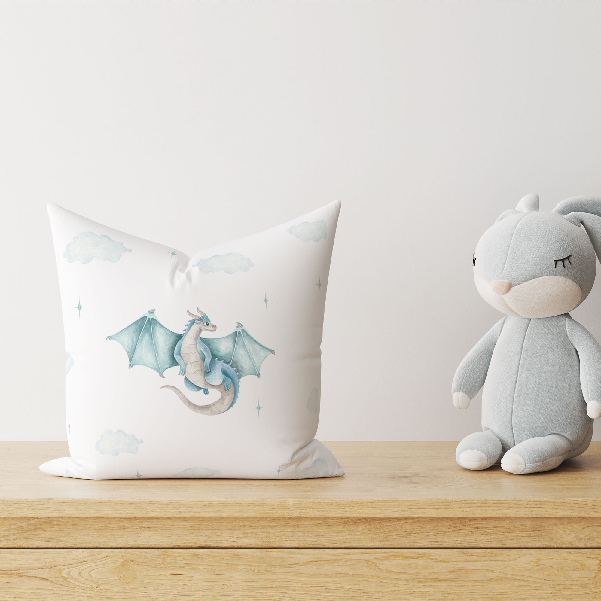 “Drachen” Premium Kinder Dekokissen - Leslis