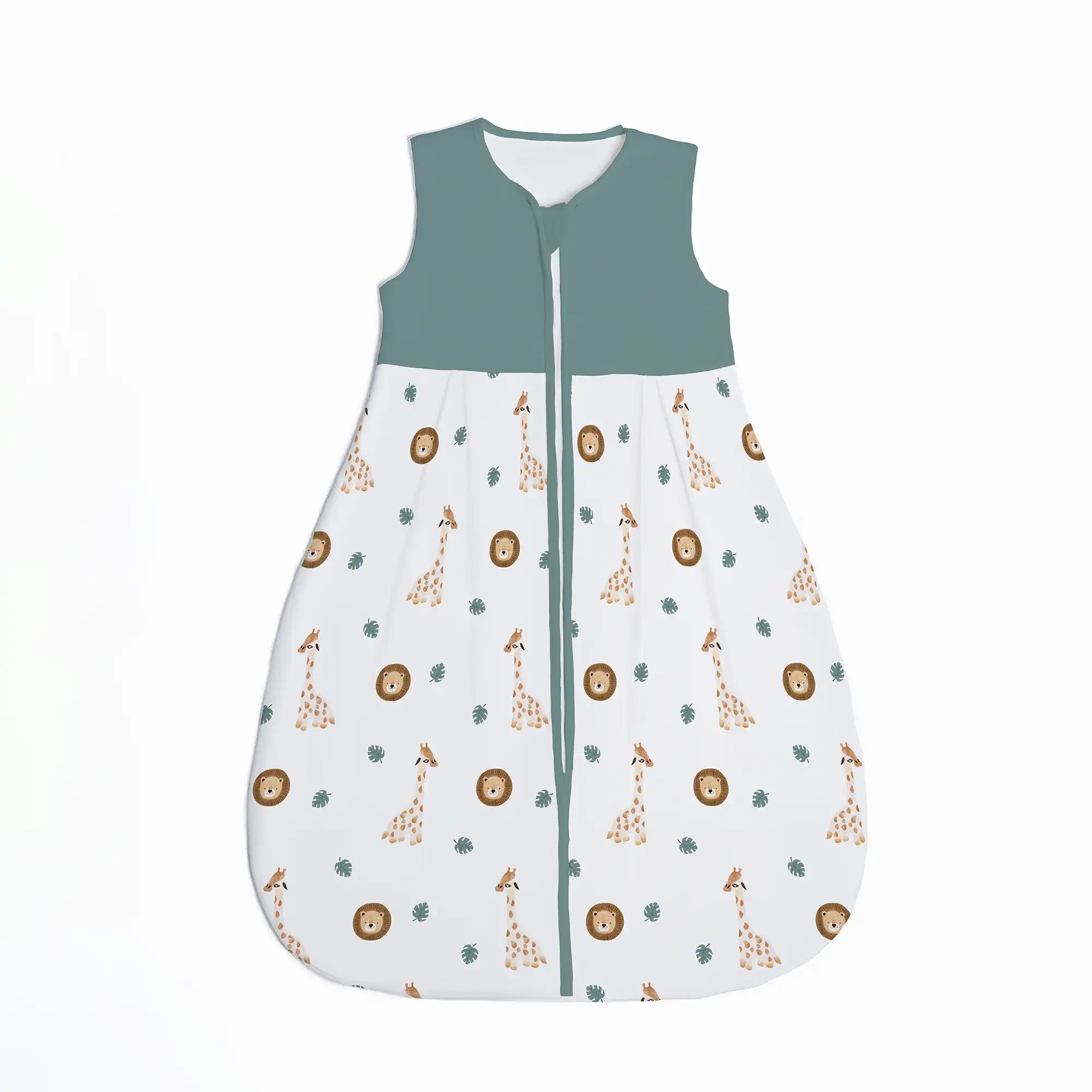 "Giraffe und Löwe" Premium Jersey Schlafsack 1.0 TOG - Leslis