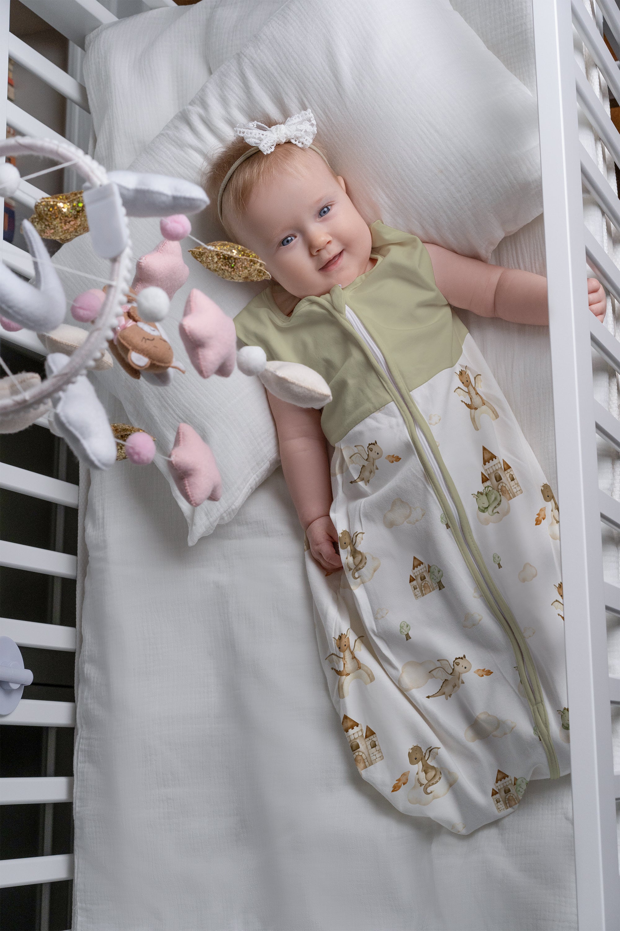 "Der kleine Drache" Premium Jersey Schlafsack 1.0 TOG - Leslis