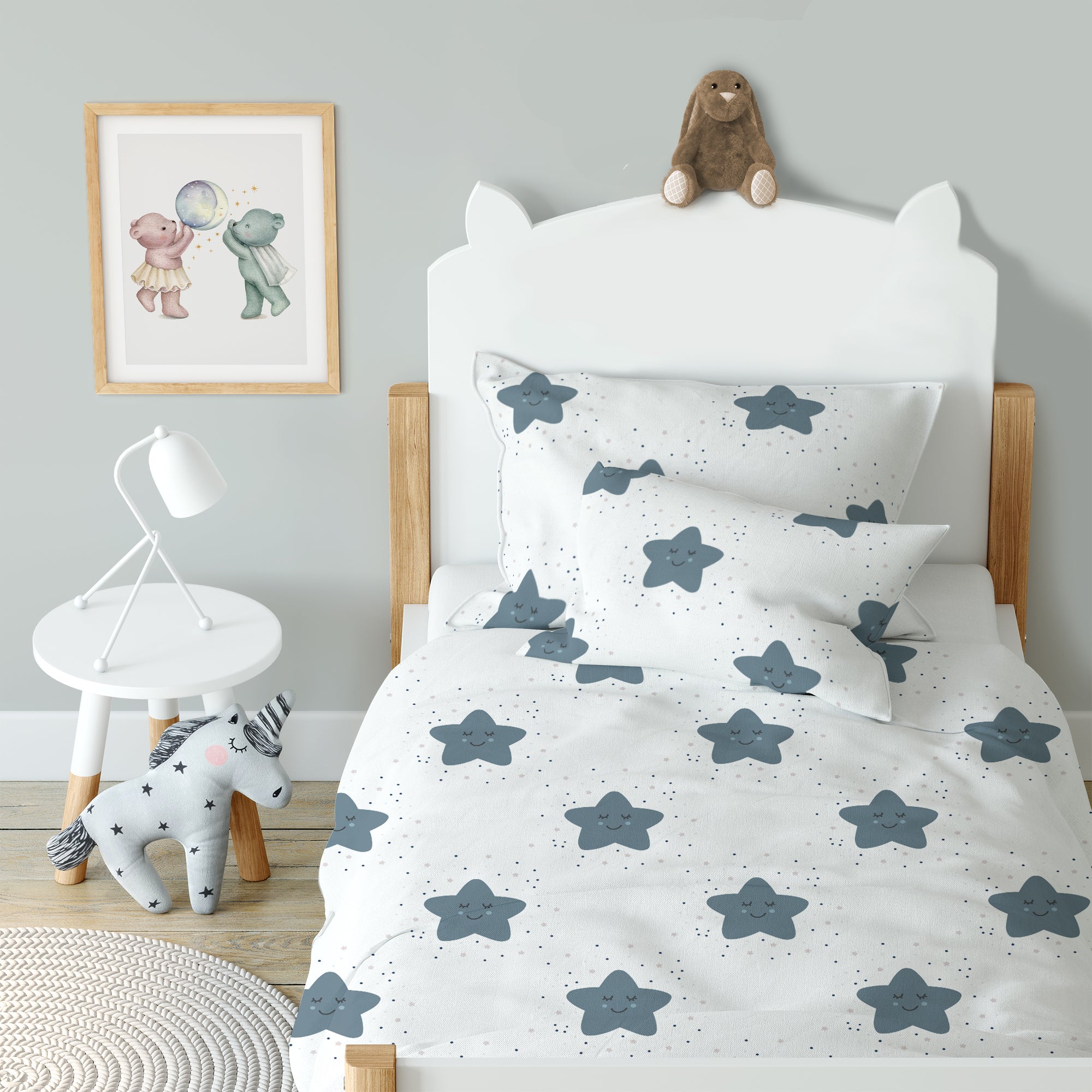 "Sterne" Premium Kinderbettwäsche - Leslis