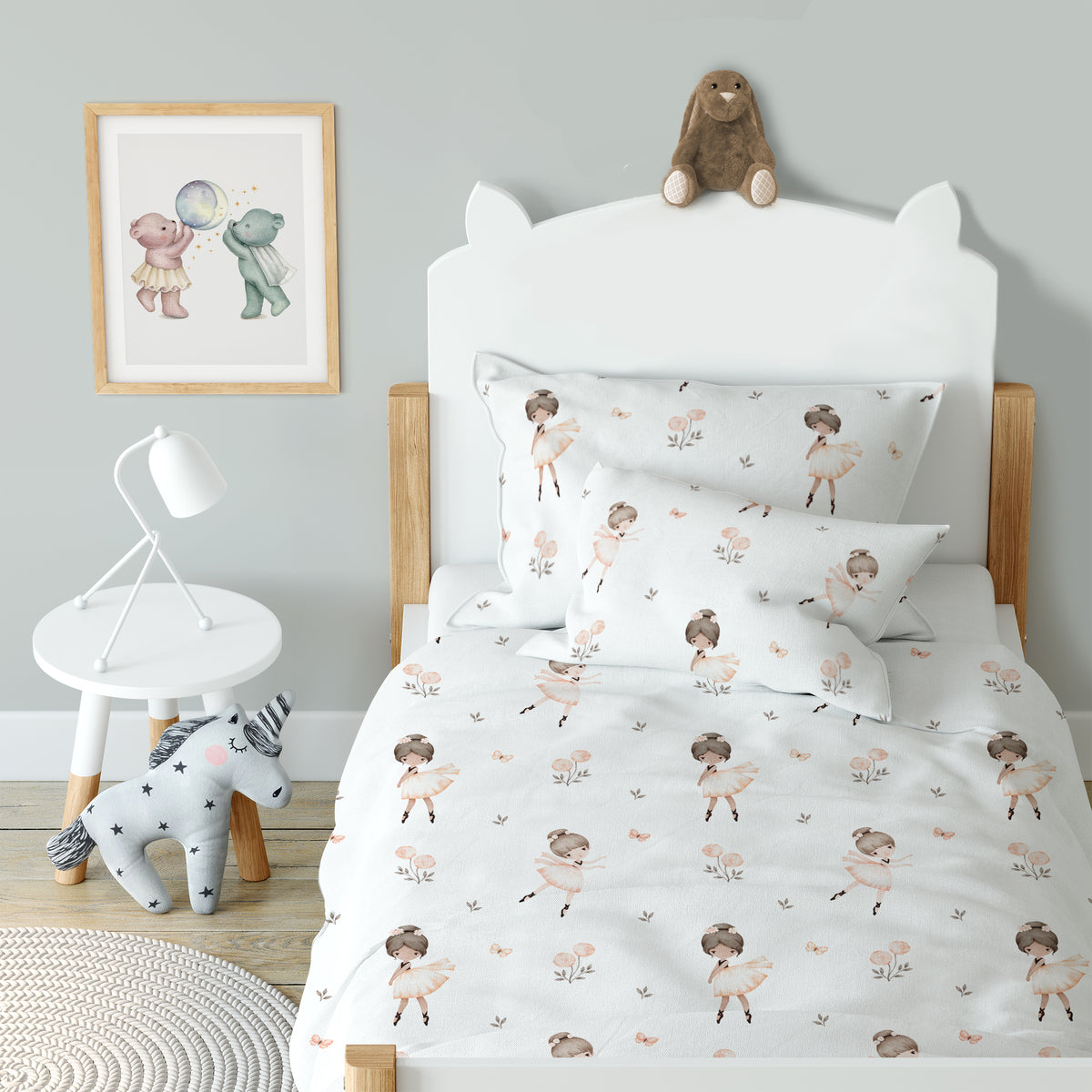 "Ballerinas" Premium Kinderbettwäsche - Leslis