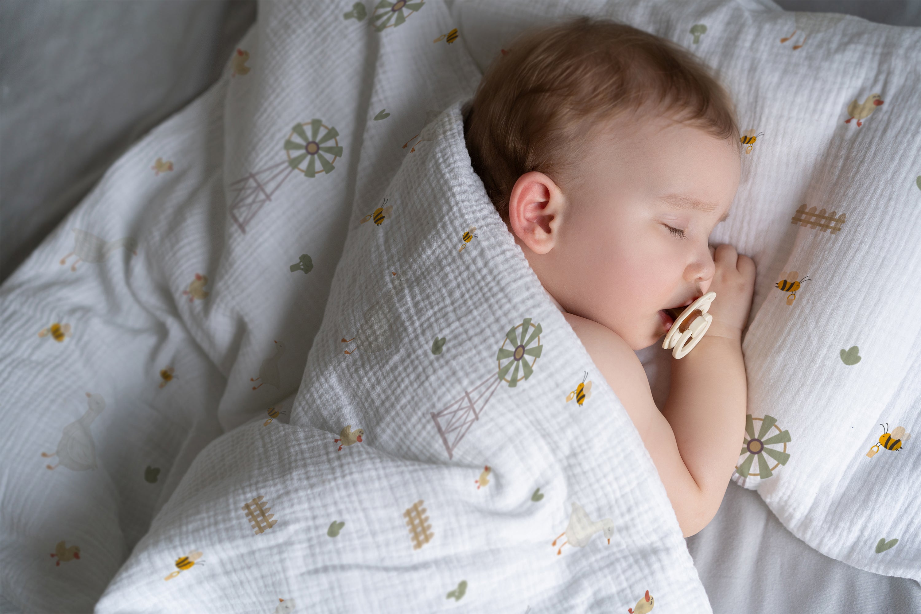 "Gänselein" Premium Kinderbettwäsche - Leslis