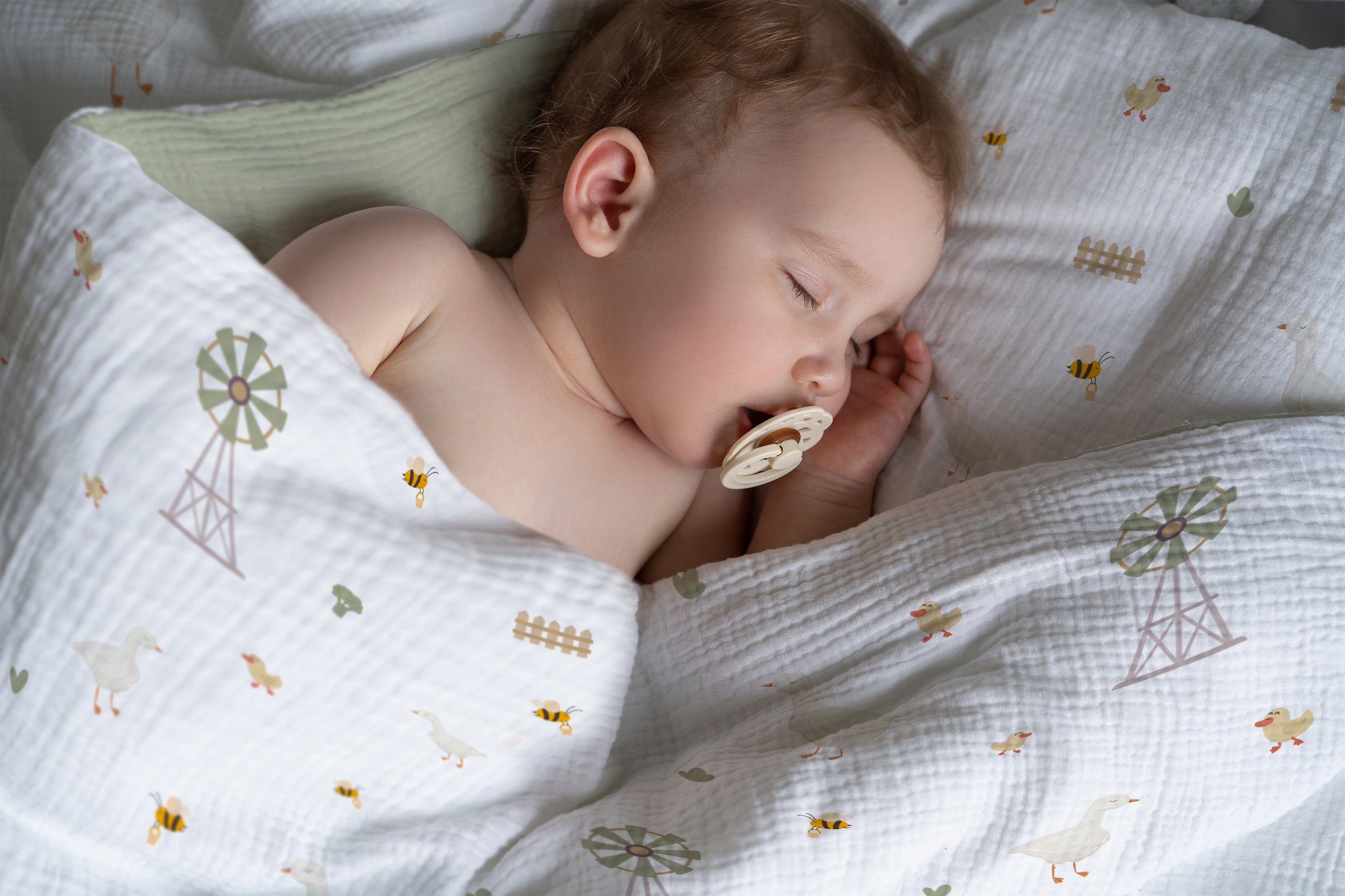 "Gänselein" Premium Kinderbettwäsche - Leslis