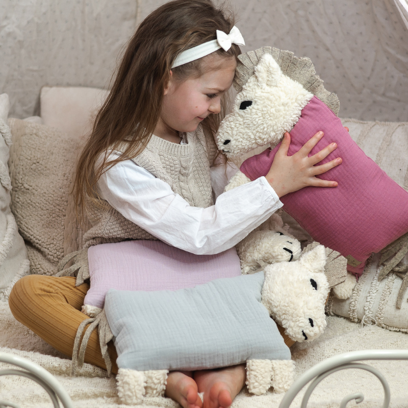 Kuschelpferd Musselin