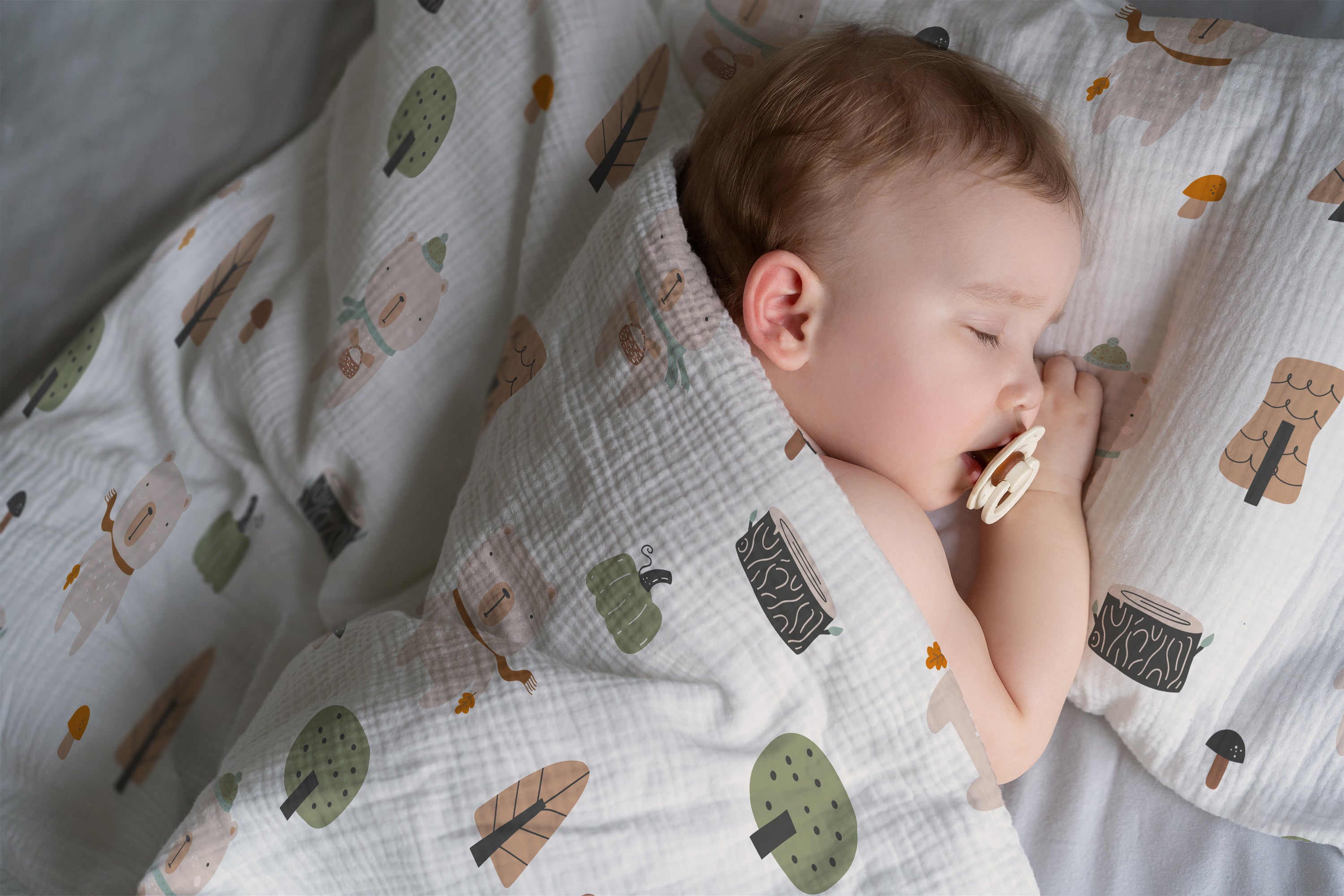 “Nordic Bär” Premium Kinderbettwäsche - Leslis
