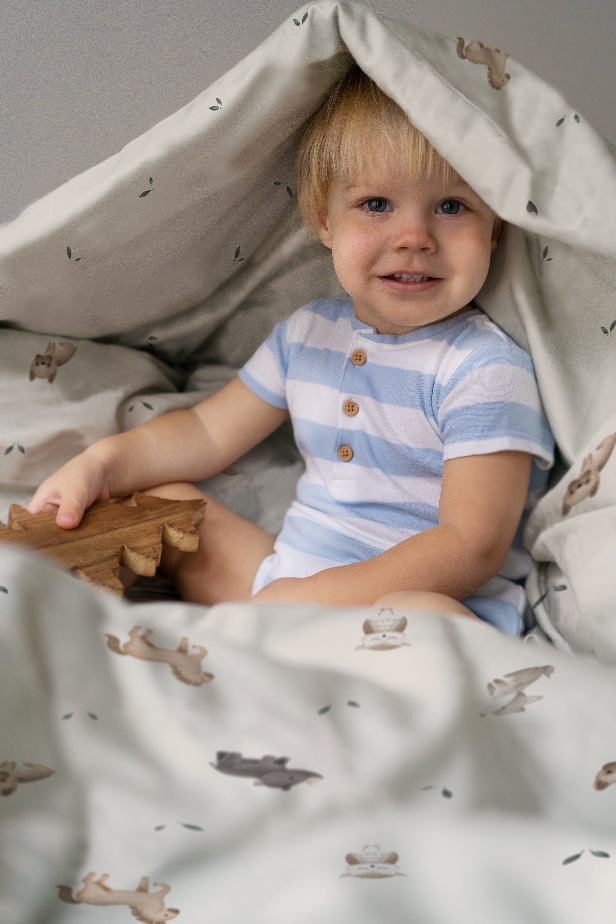 "Oliven Farm" Premium Kinderbettwäsche - Leslis