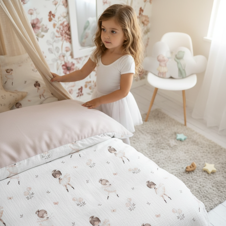 "Ballerinas" premium children's bed linen