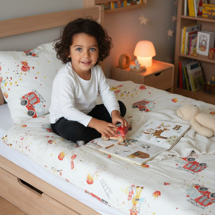 "Feuerwehr" Premium Kinderbettwäsche