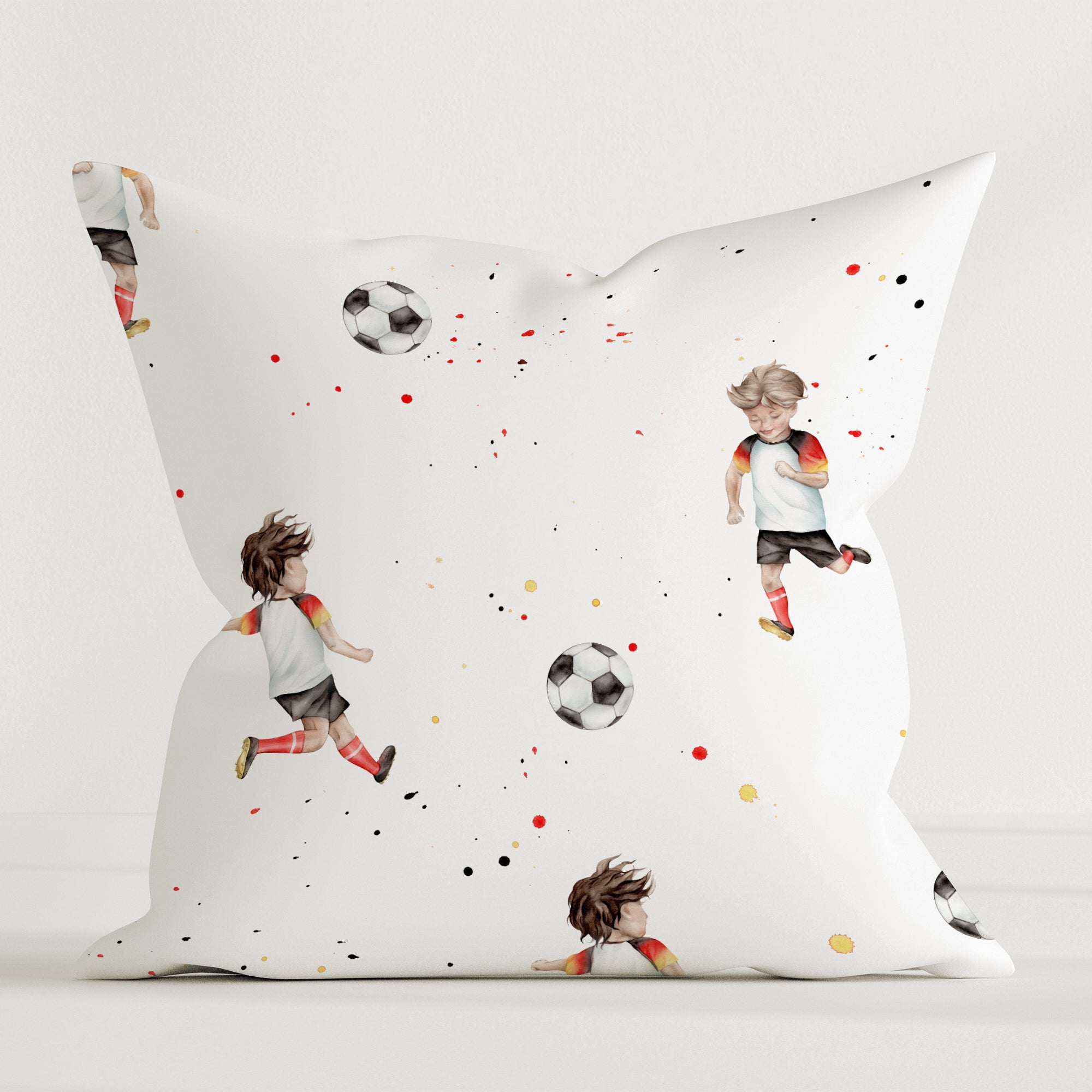 "Fussball" Premium Kinder Dekokissen - Leslis