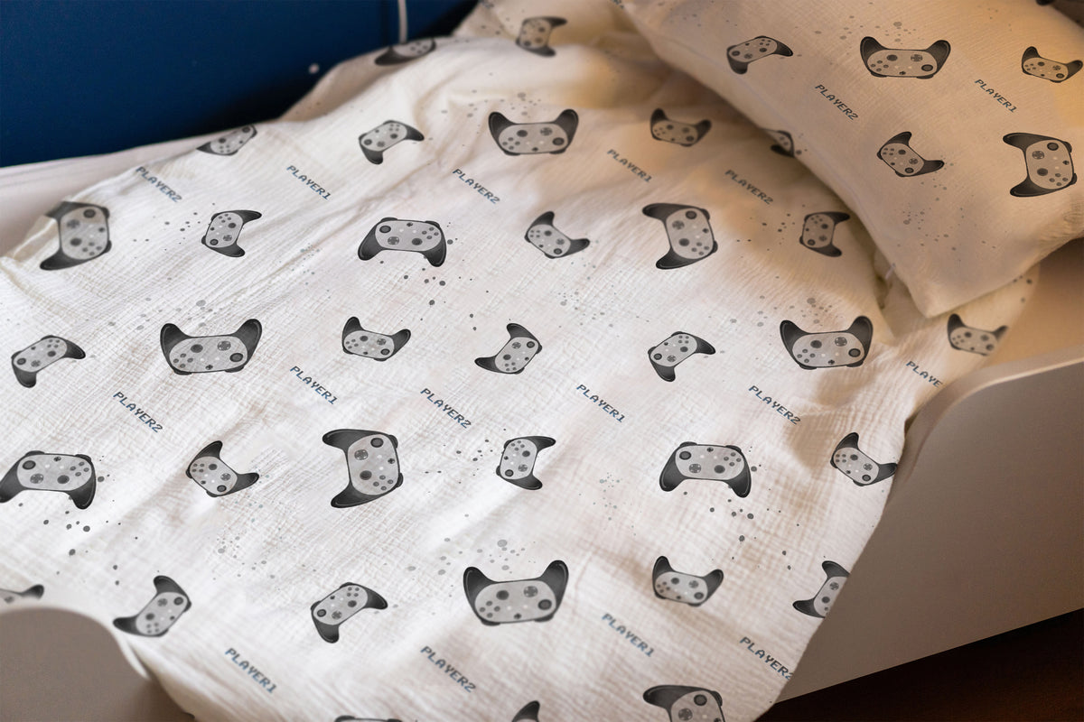 « Gamer » – Linge de lit haut de gamme pour enfants