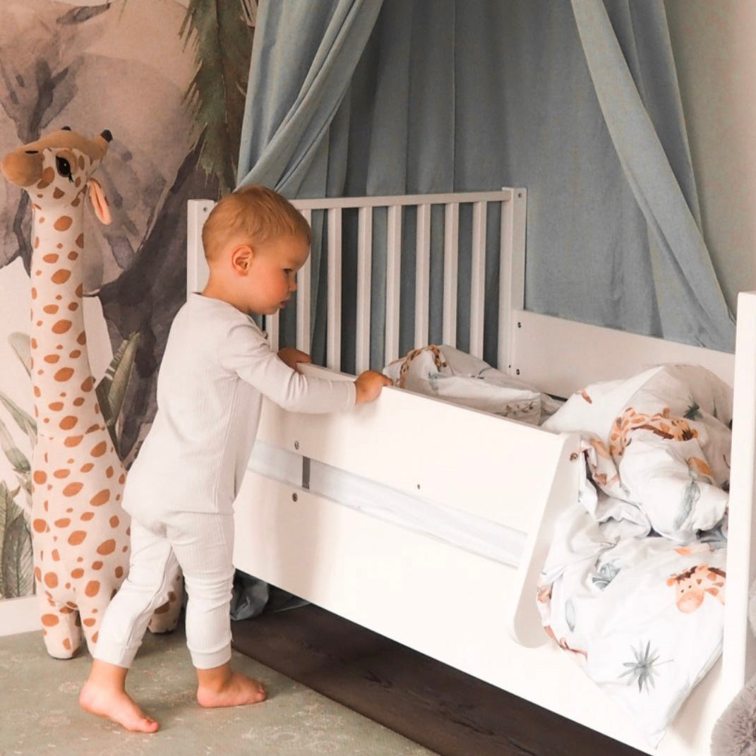 “Affe und Giraffe” Premium Kinderbettwäsche - Leslis