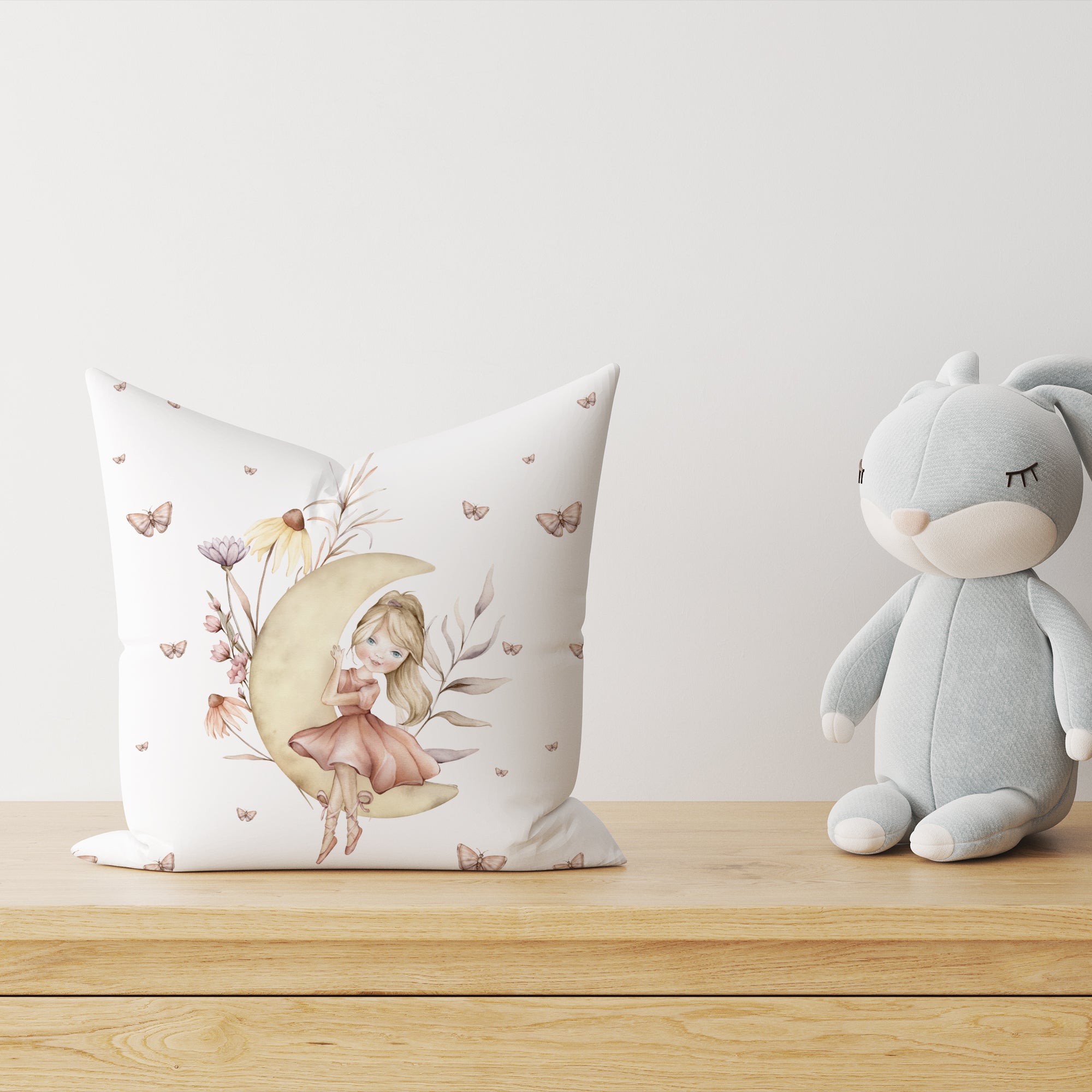 "Sweet Ballerina" Premium Kinder Dekokissen - Leslis