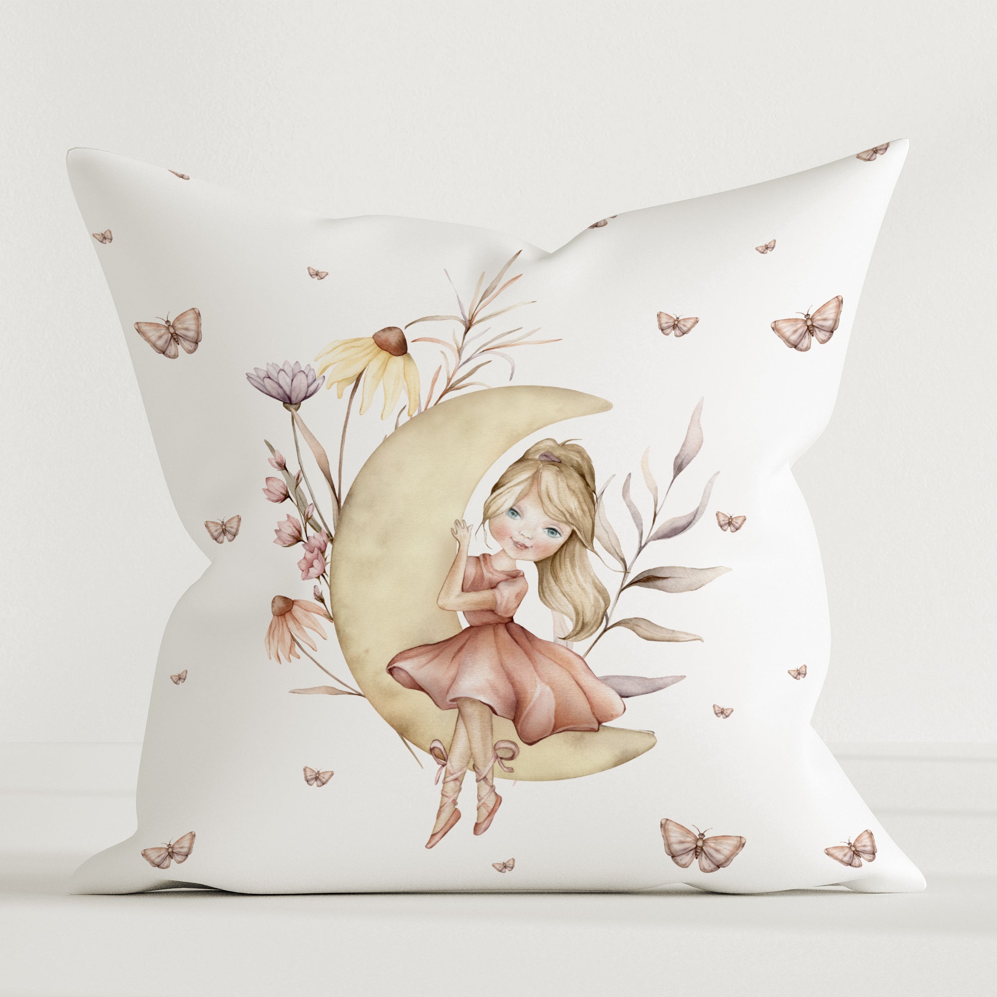 "Sweet Ballerina" Premium Kinder Dekokissen - Leslis