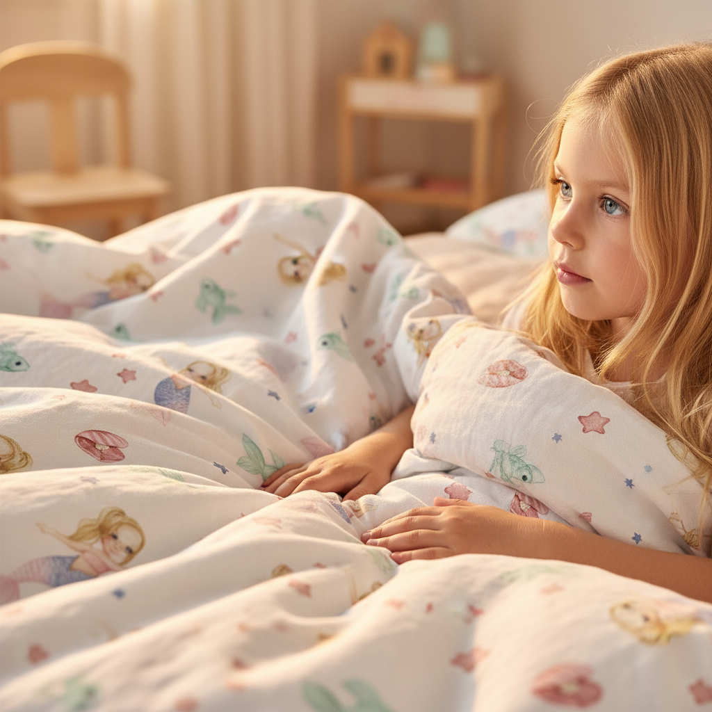 Linge de lit pour enfants "Sirènes" Premium