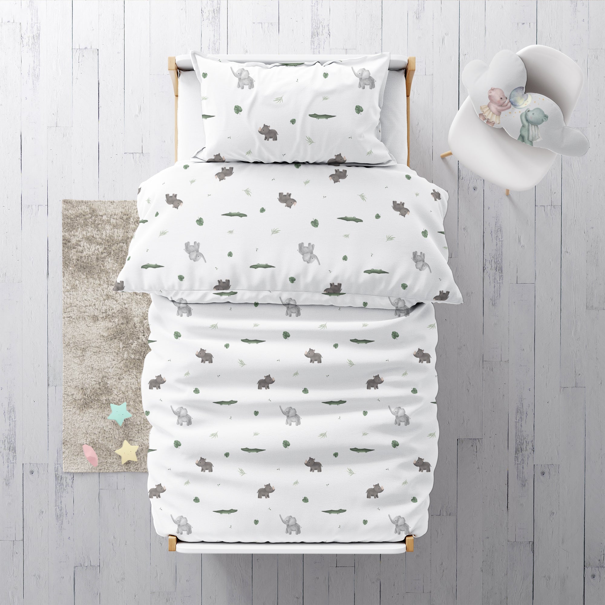 "Little Safari" Premium Kinderbettwäsche