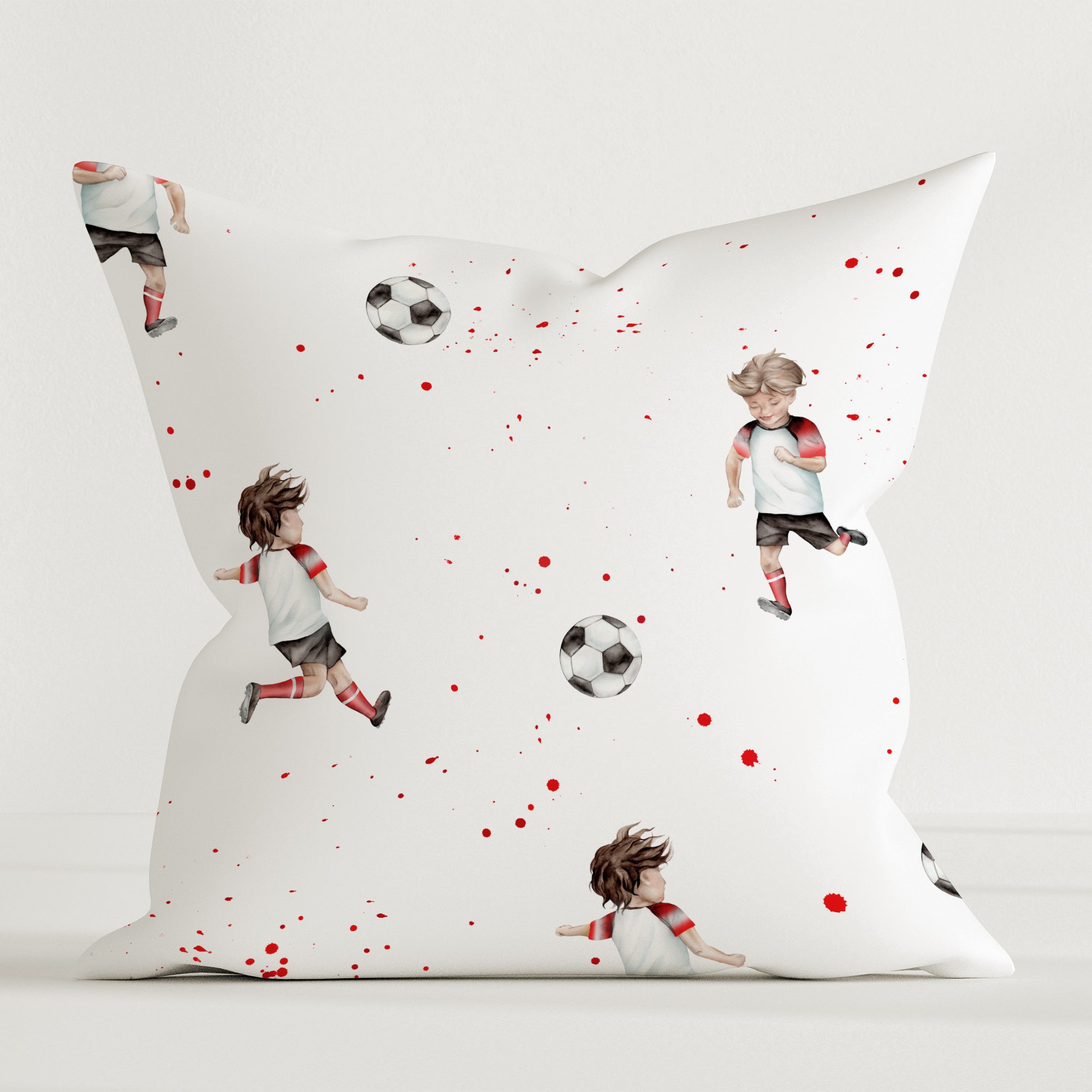 "Fussball" Premium Kinder Dekokissen - Leslis