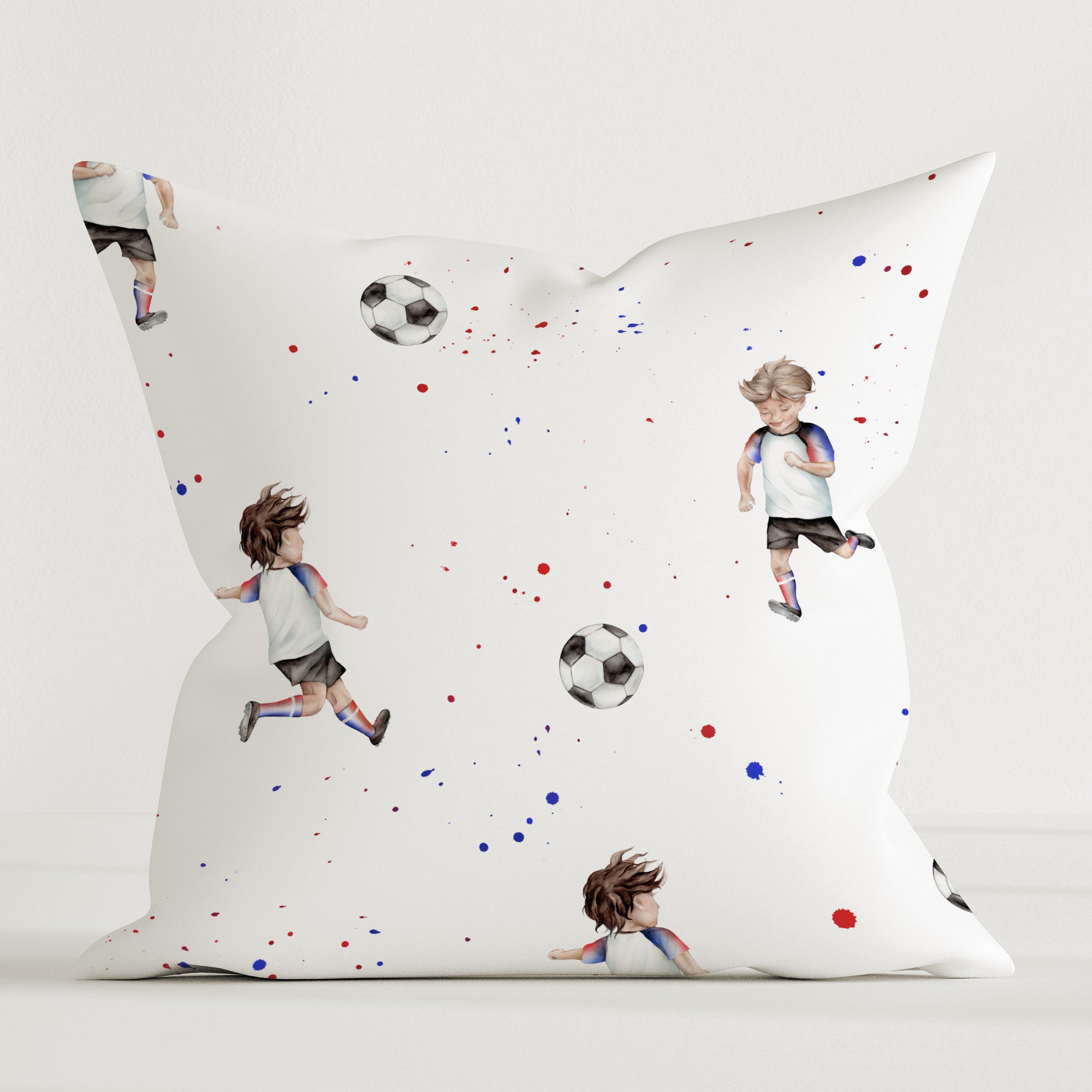 "Fussball" Premium Kinder Dekokissen - Leslis