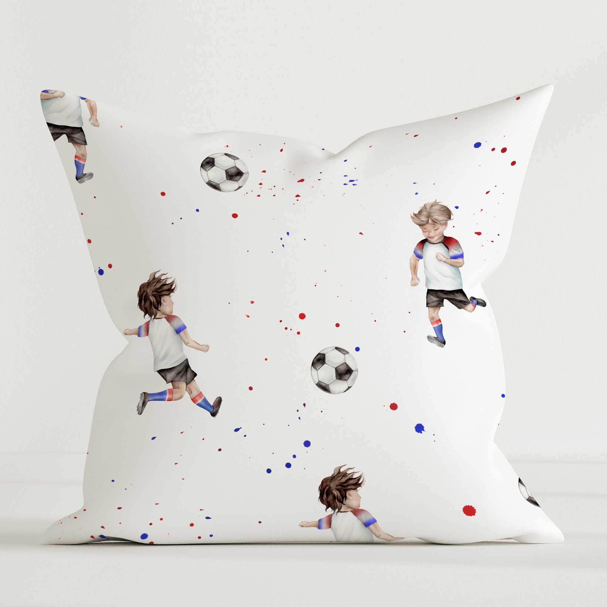"Fussball" Premium Kinder Dekokissen - Leslis