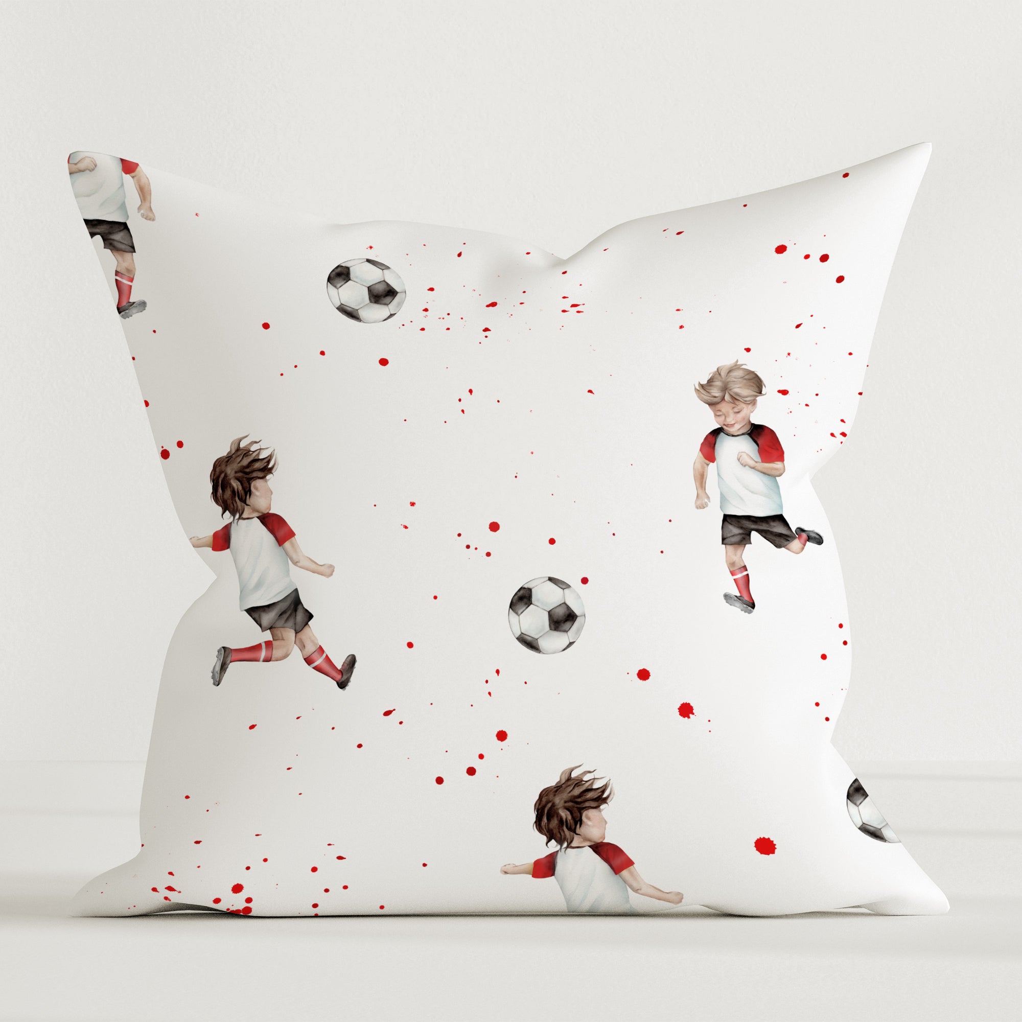 "Fussball" Premium Kinder Dekokissen - Leslis