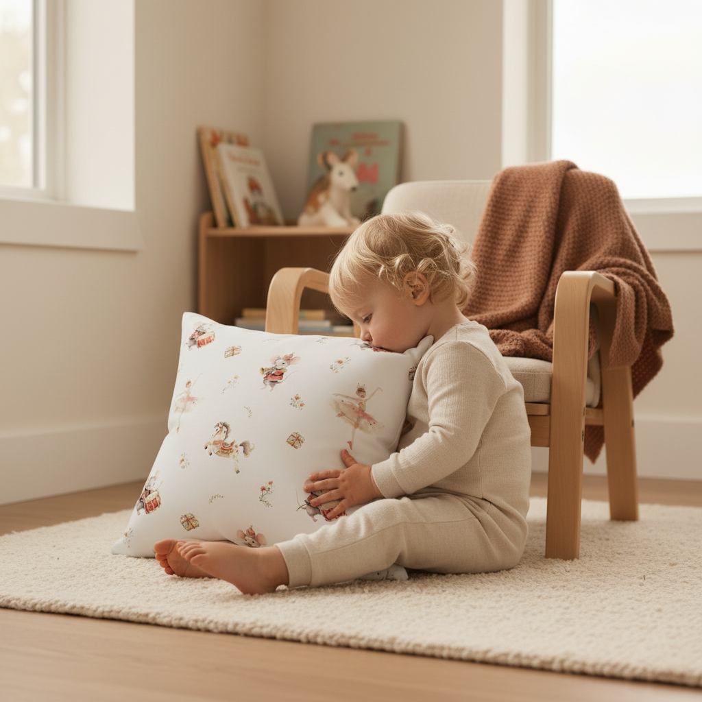 "Winterballett" Premium Dekokissen