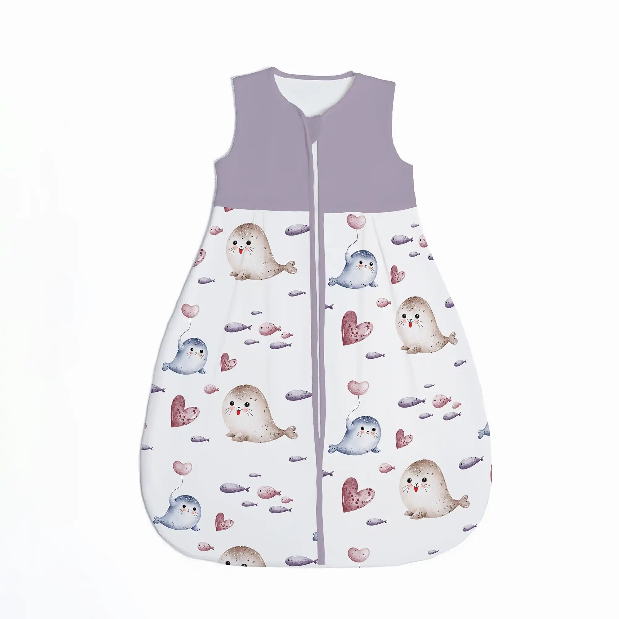 "Seehunde" Premium Jersey Schlafsack 1.0 TOG - Leslis