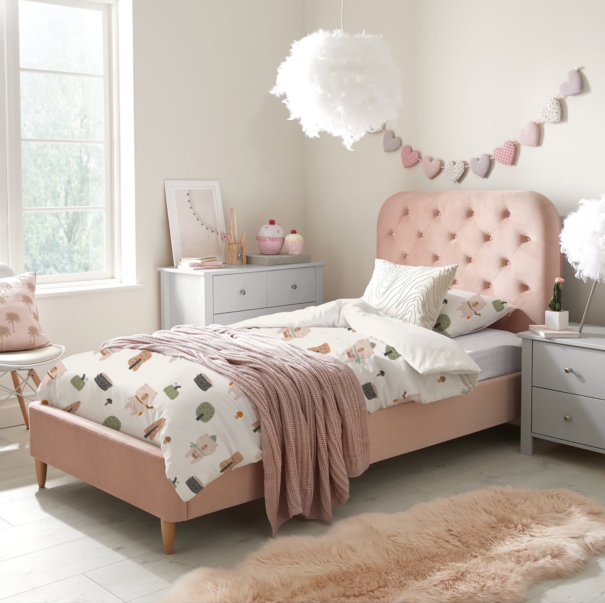 “Nordic Bär” Premium Kinderbettwäsche - Leslis