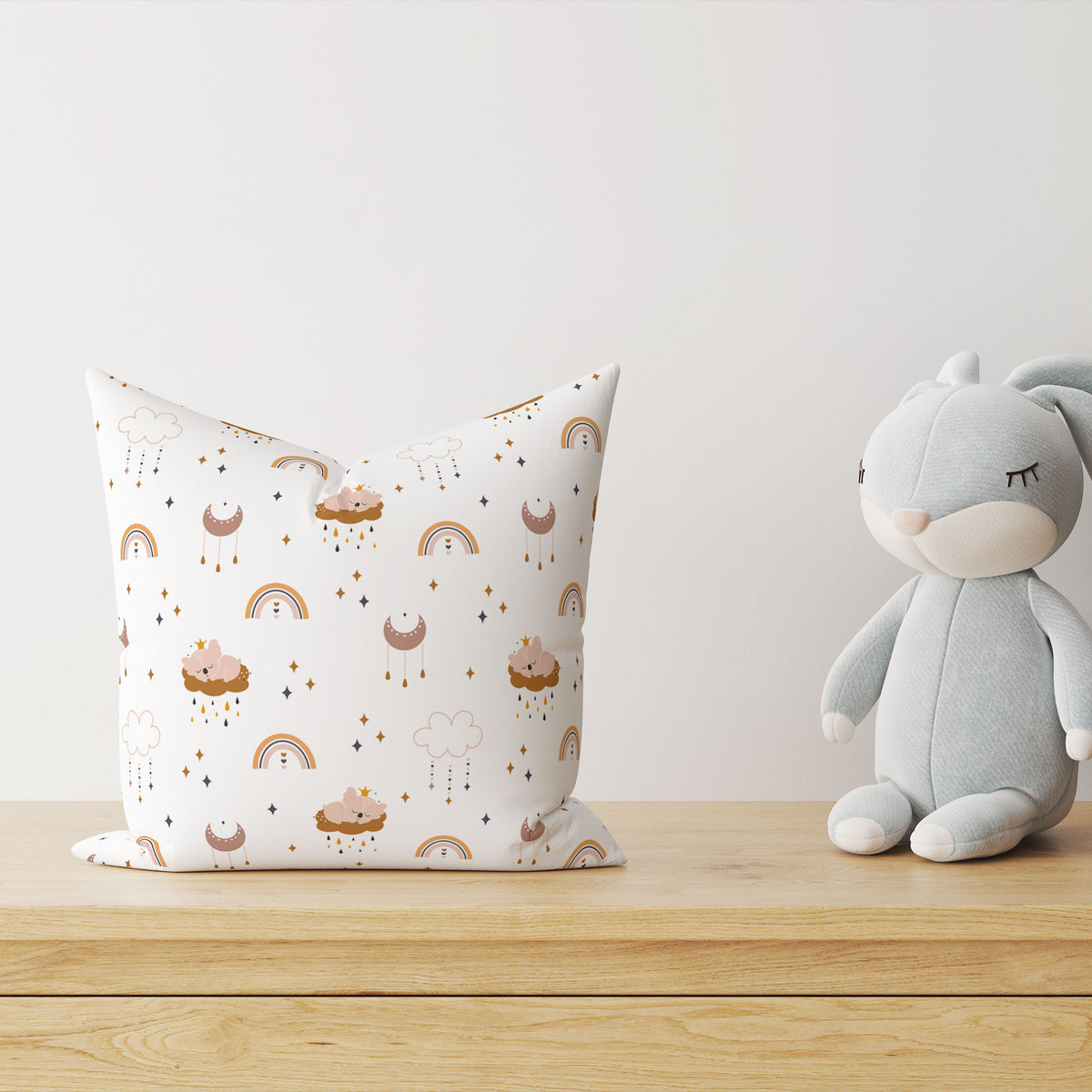 “Regenbogen Koala” Premium Kinder Dekokissen - Leslis