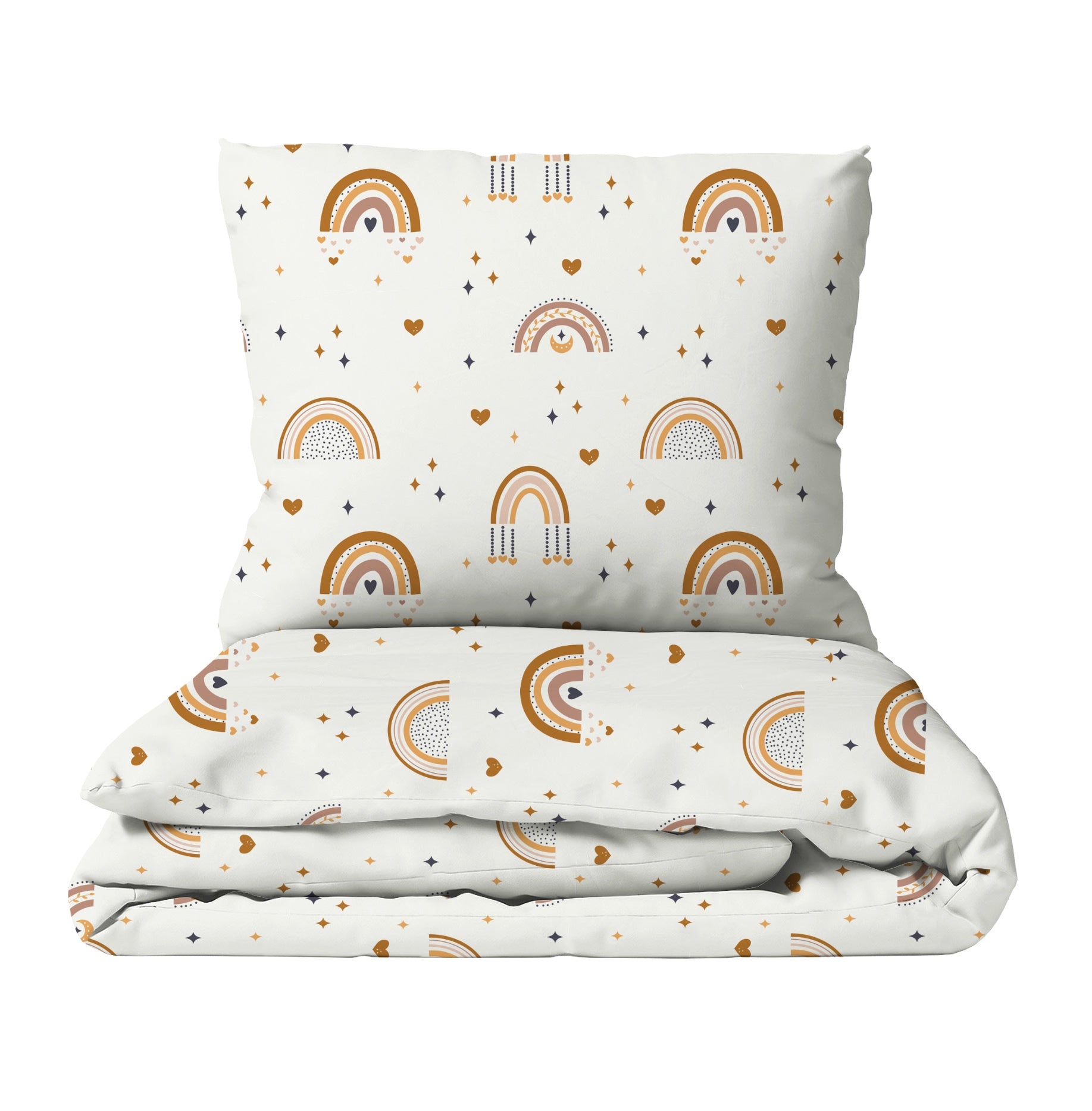 “Boho Rainbow" Premium Kinderbettwäsche - Leslis