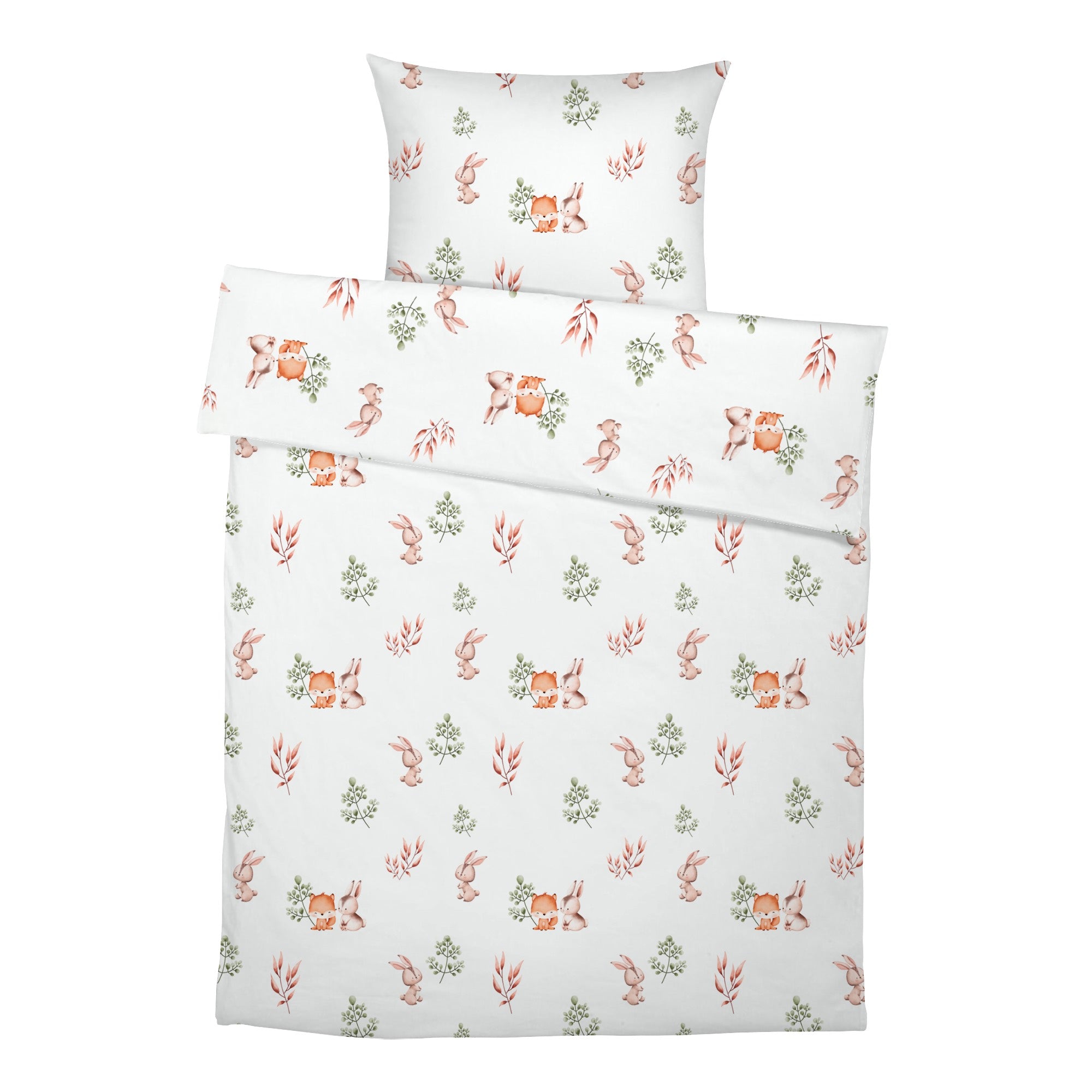 “Fuchs und Hase” Premium Kinderbettwäsche - Leslis