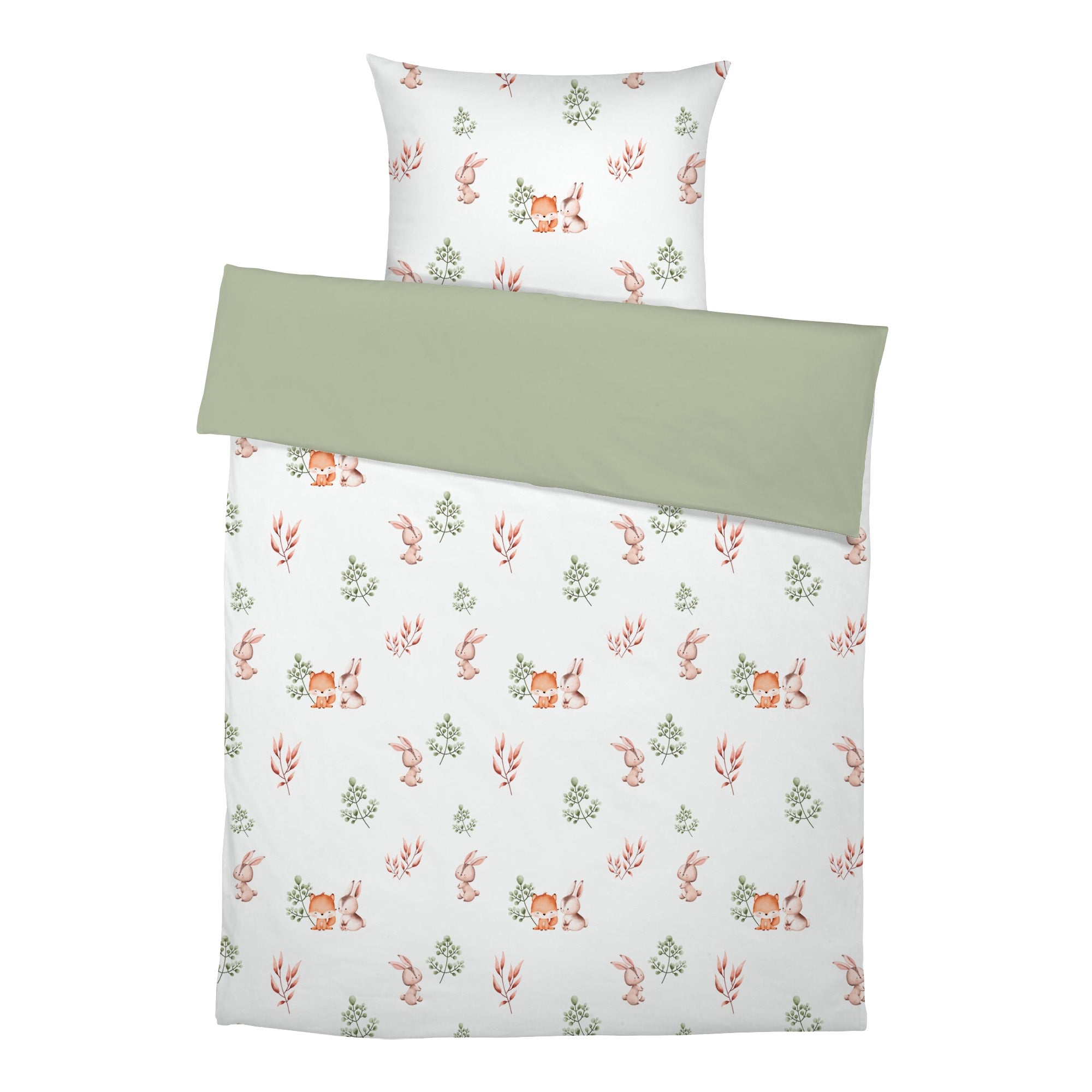 “Fuchs und Hase” Premium Kinderbettwäsche - Leslis