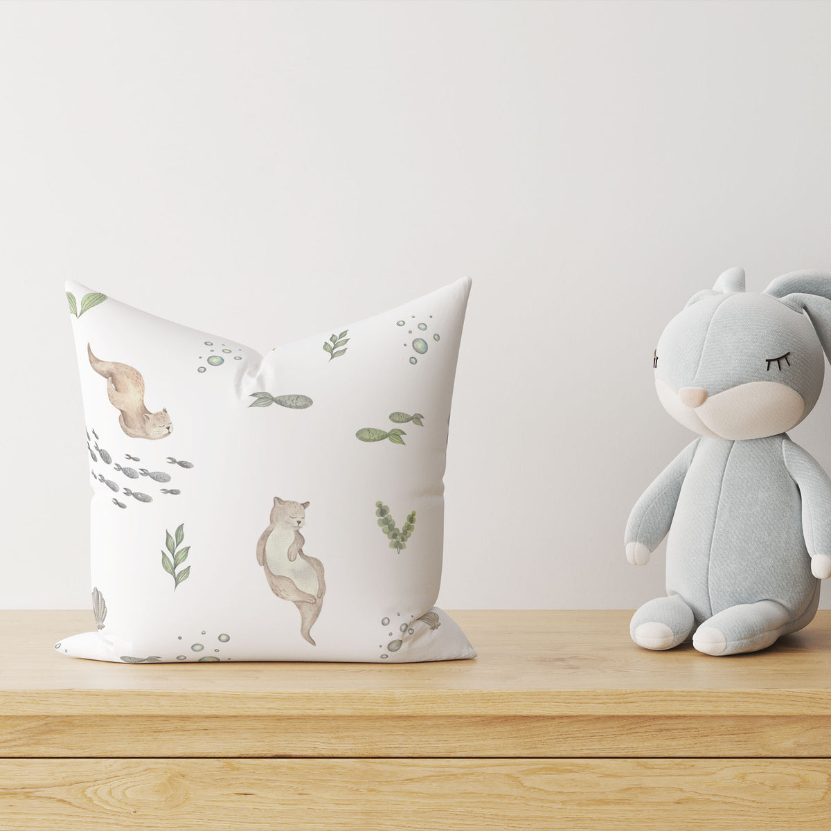 “Otter” Premium Kinder Dekokissen - Leslis