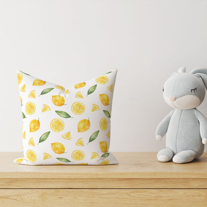 "Lemons" premium children's decorative cushion