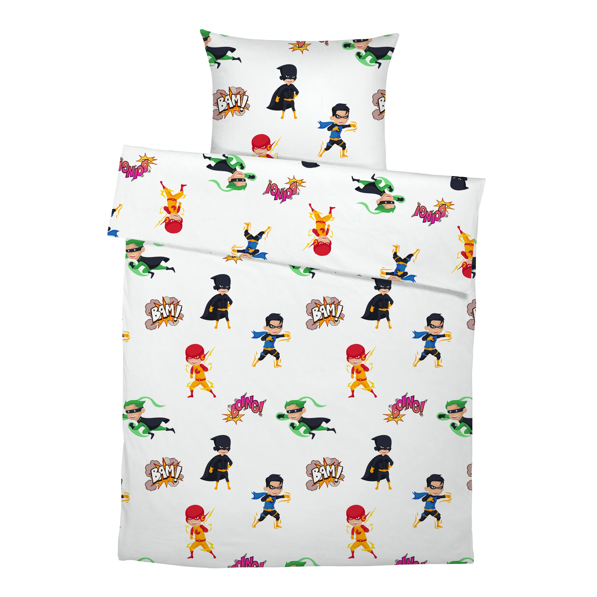 "Superheroes" premium children's bed linen