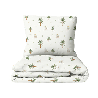 "Elephants and palm trees" premium children's bed linen