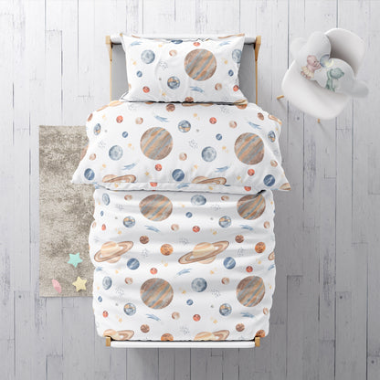 "Planets" premium children's bed linen