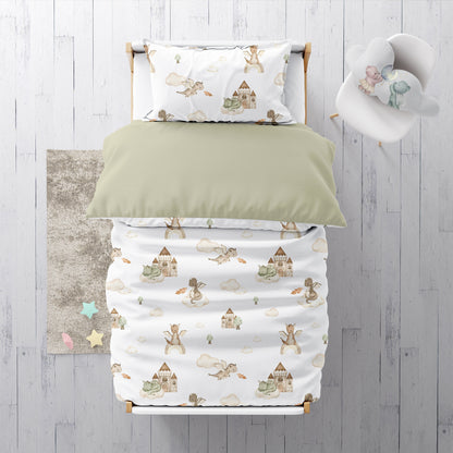 "The little dragon" premium children's bed linen