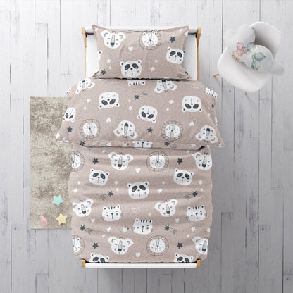 "Zoo animals" premium children's bed linen