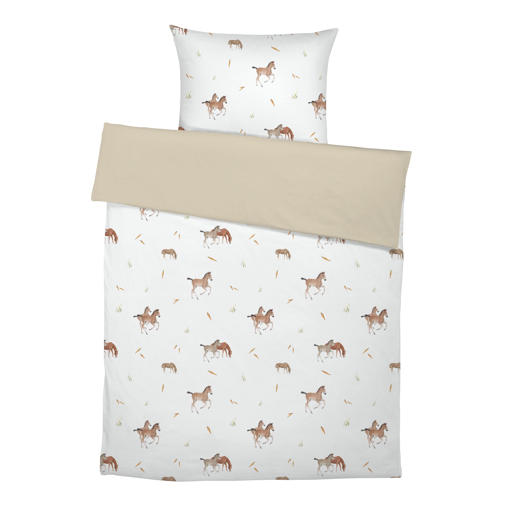 "Horses" premium children's bed linen