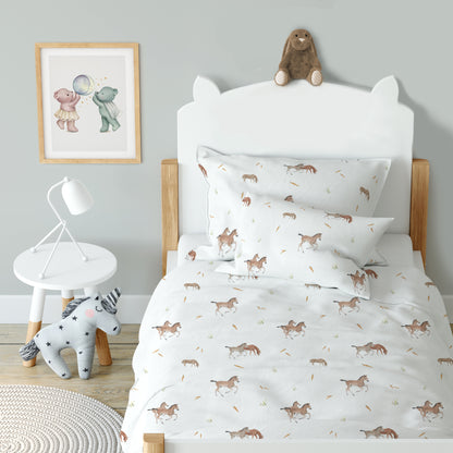 "Horses" premium children's bed linen