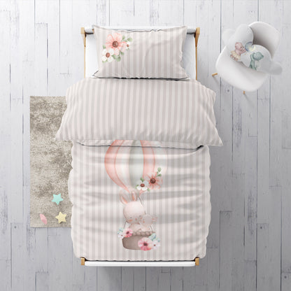 "Bunny family" premium children's bed linen