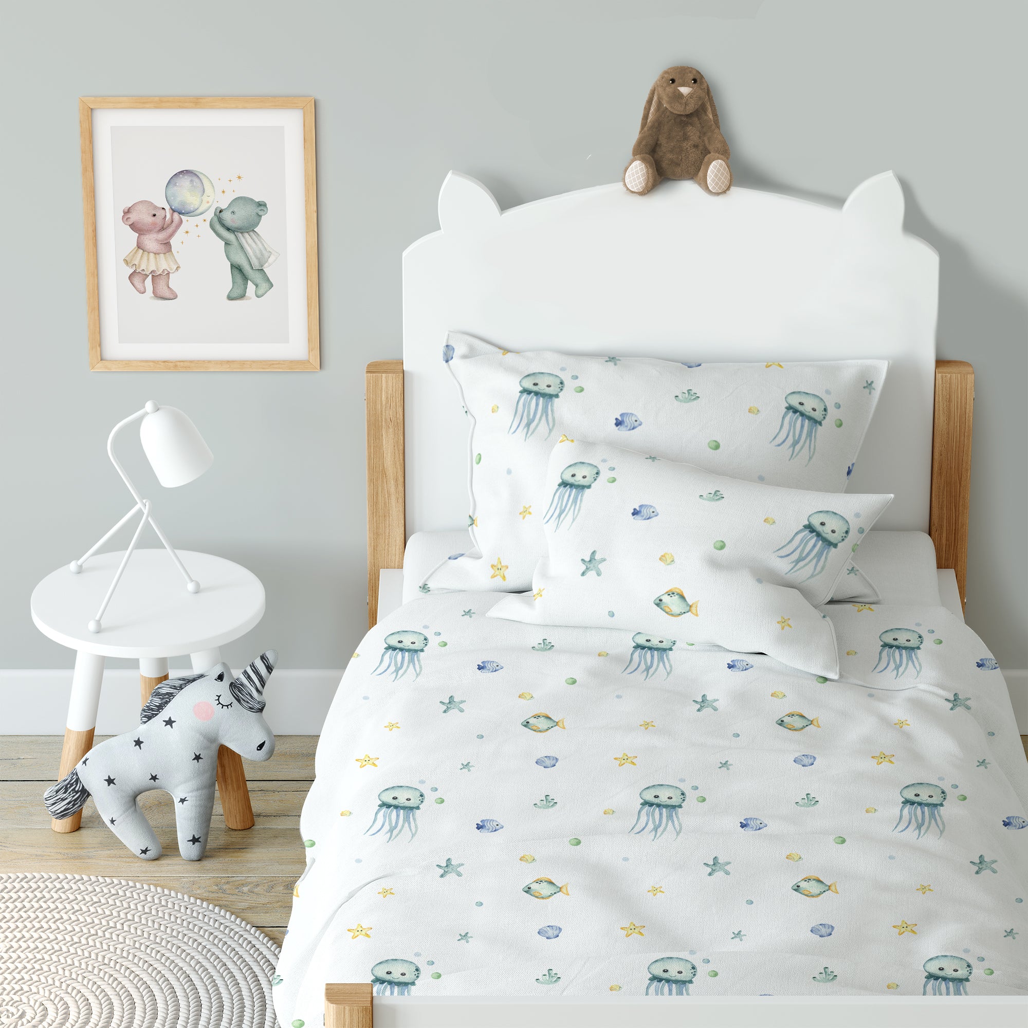 "Little Octopus" premium children's bed linen