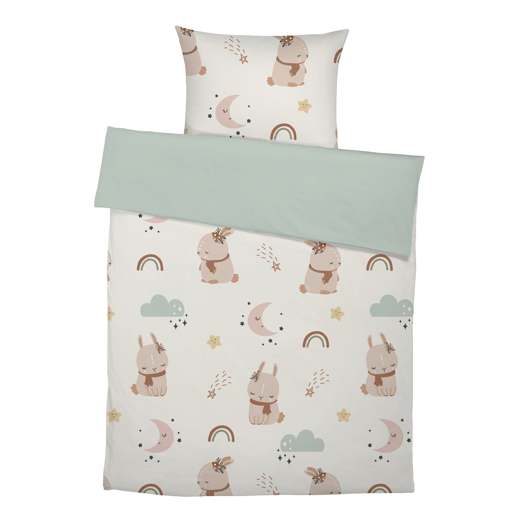 “Nordic Bunny” Premium Kinderbettwäsche - Leslis