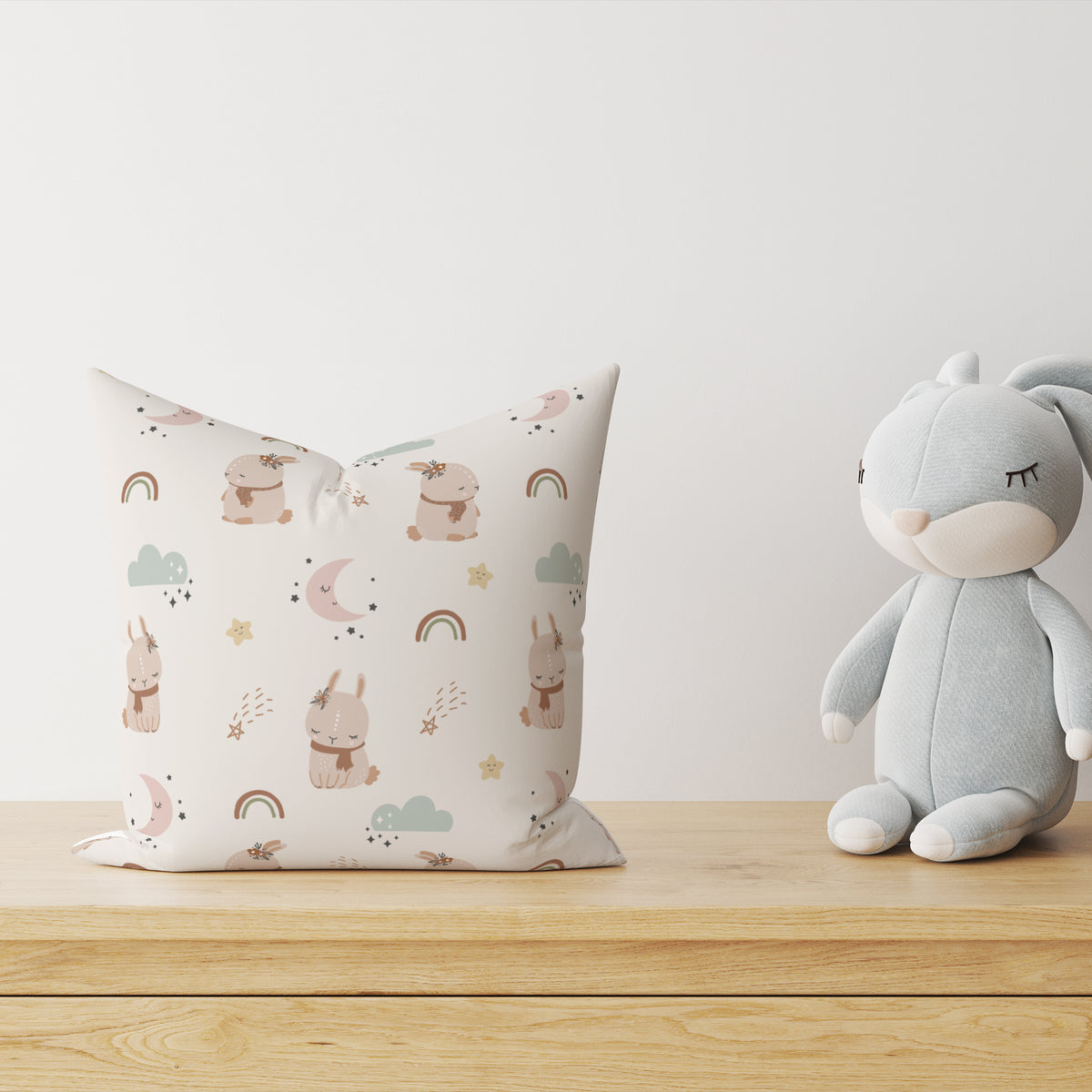 "Nordic Bunny" Kinder Dekokissen - Leslis