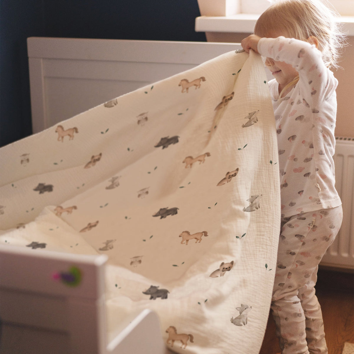 "Oliven Farm" Premium Kinderbettwäsche - Leslis