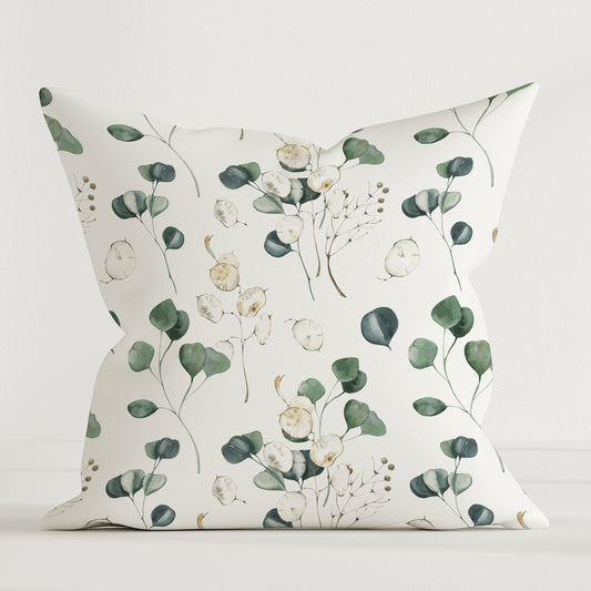 “Eucalyptus leaves” – Premium decorative cushion