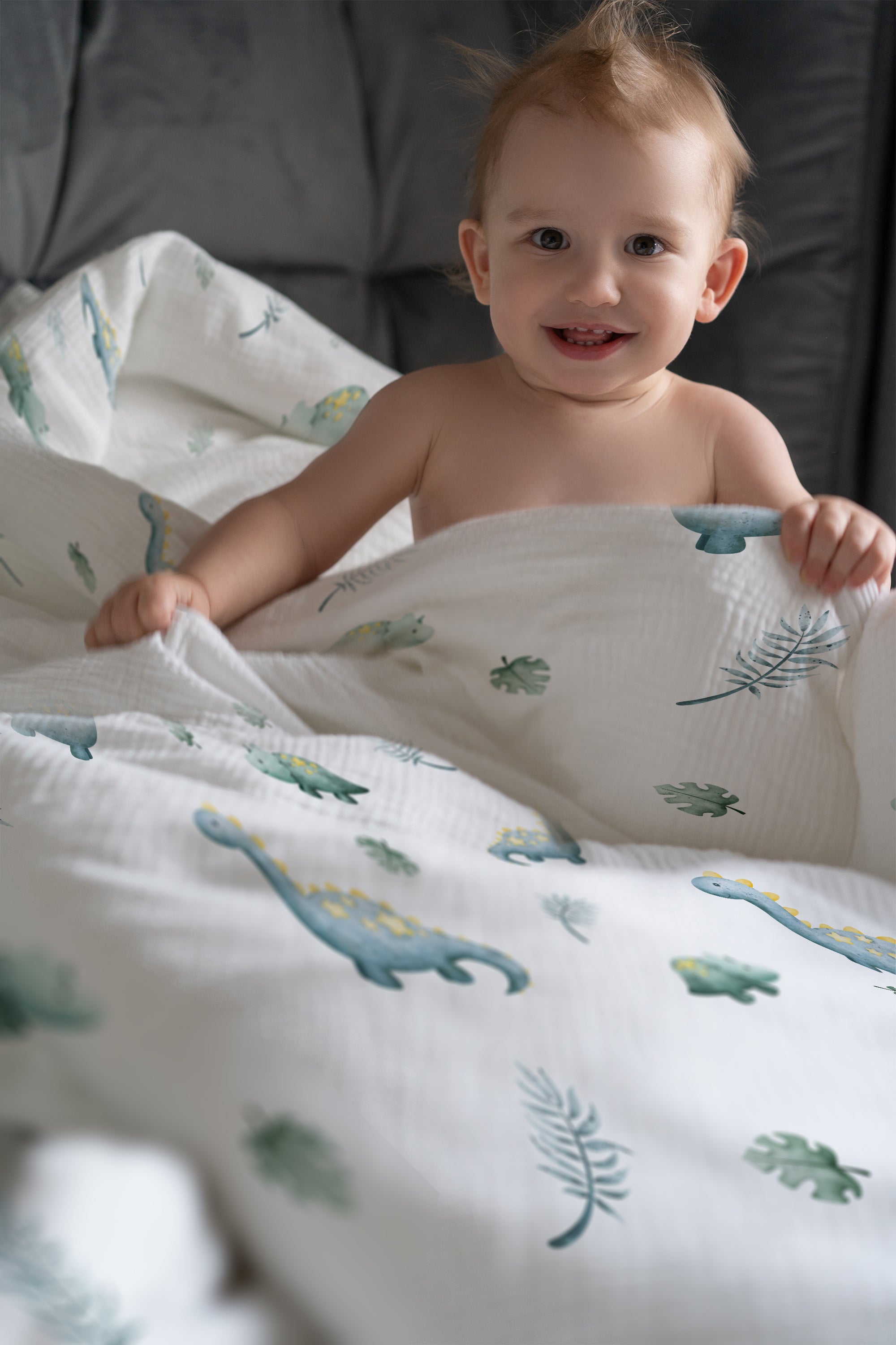 "Little dinosaurs" premium children's bed linen