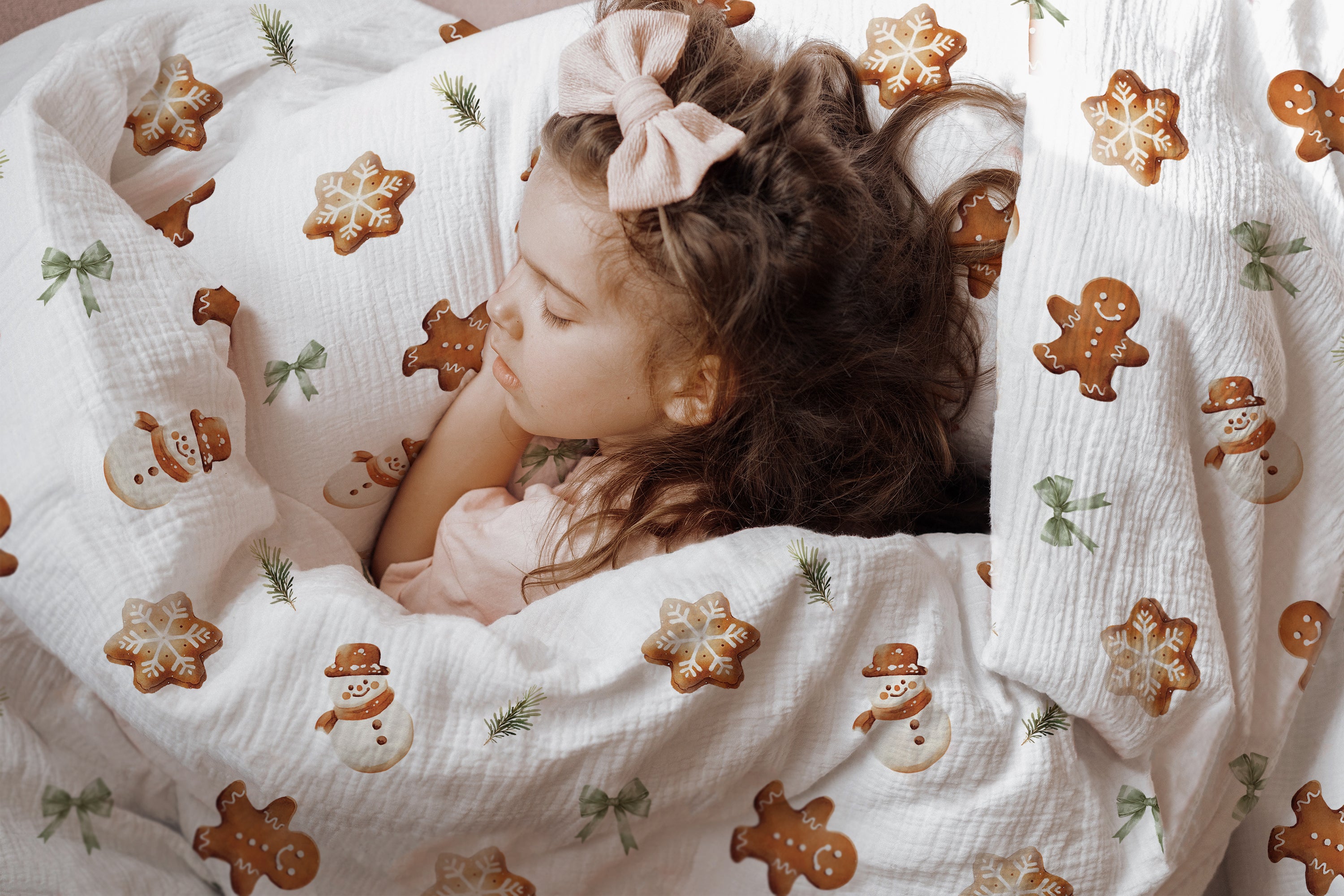 "Gingerbread Man" Premium Children's Bedding