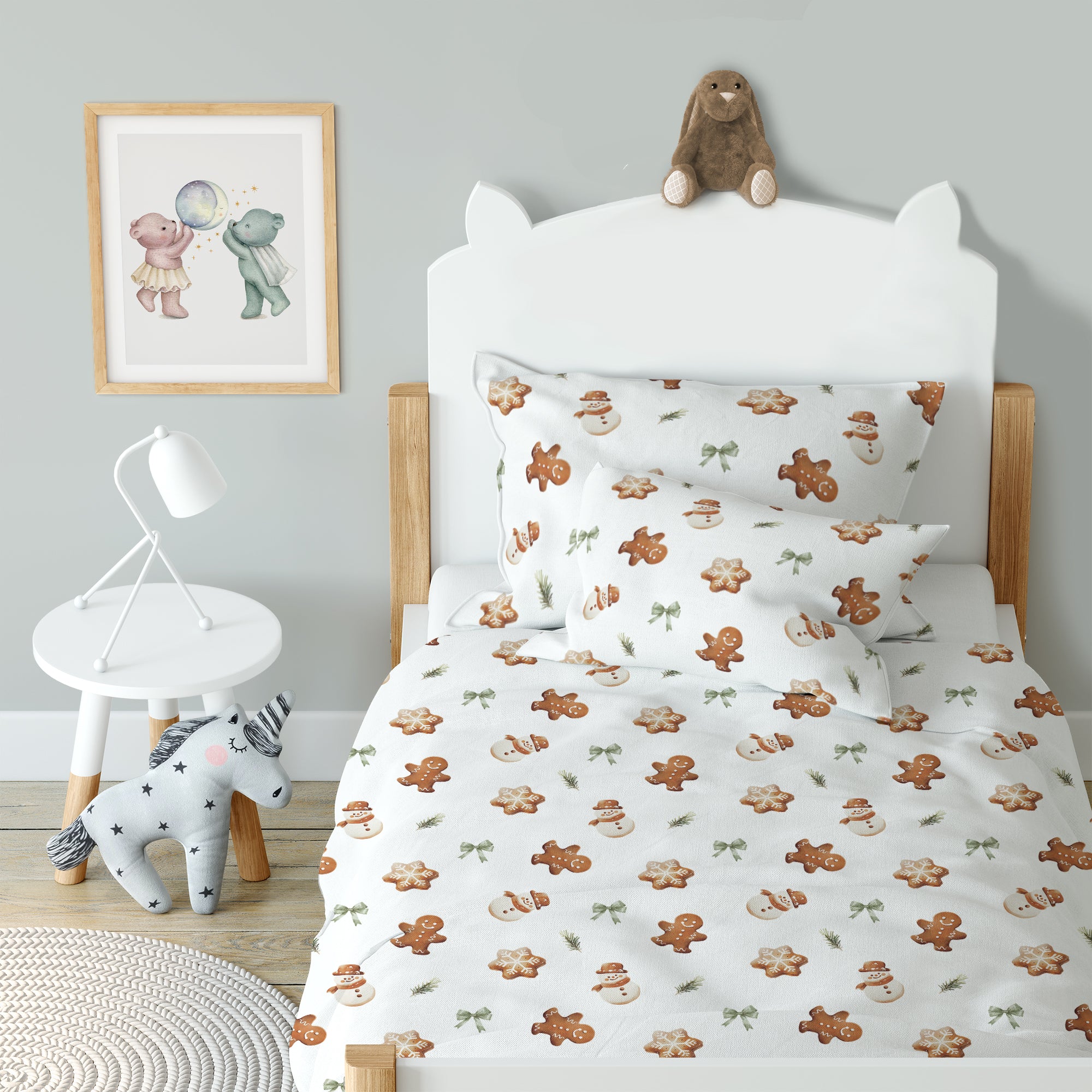 "Gingerbread Man" Premium Children's Bedding