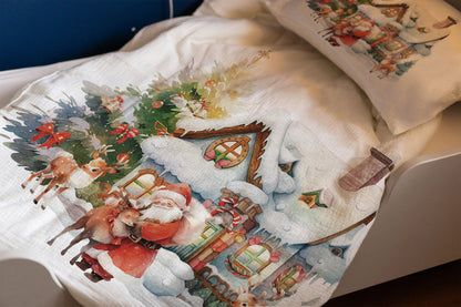 "House of Santa Claus" Premium children's bed linen