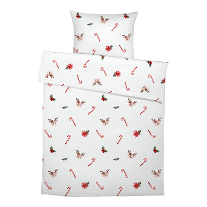 "Candy Canes and Deer" Premium Children's Bedding